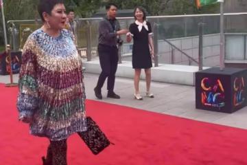 路人鏡頭下的向太:肥胖蒼老醫美痕跡很重,再有錢也擋不住自然衰老