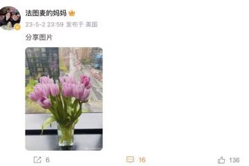 李詠55歲冥壽，妻子哈文曬鬱金香憶亡夫，母女長居美國陪伴他