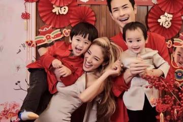 幸福!TVB著名夫妻檔為大兒子舉辦3歲生日派對,一家高顏值引熱議