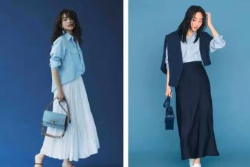 這才是中年女人該有的打扮:襯衫+半裙,三分正式、七分休閒