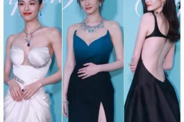 名人走上海紅毯，楊穎時尚，李小冉撞臉，紅毯上青春嫵媚的明星
