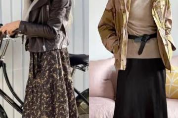 這才是中年媽媽們最美的開春打扮:裙裝過膝,長而不拖,優雅浪漫