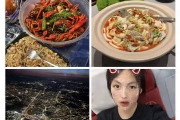 李湘母女再回國，王詩齡在飛機頭等艙自拍，和爸爸王岳倫擁抱團聚