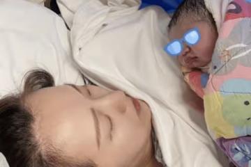 李念順產三胎後出院回家，月子餐首度曝光，老公林和平仍不肯露面