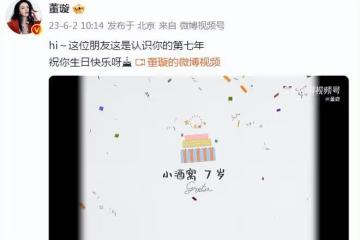 董璇慶祝女兒滿7歲,前夫高雲翔罕出鏡,陪小酒窩賣萌玩耍好有愛