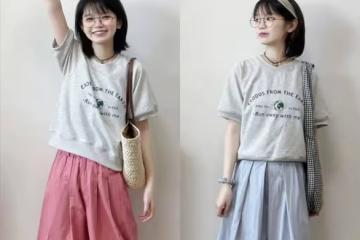 夏天衣服不要買太多，有T恤和襯衫就足夠，這些搭配真減齡