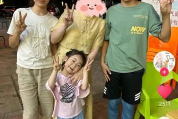 劉燁兒女被偶遇,13歲諾一發福明顯、穿著奇異,11歲霓娜變漂亮!