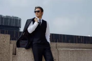 銀髮謝霆鋒帥炸!真空西裝「深V秀胸肌」比女星還要頂 連保安都忍不住