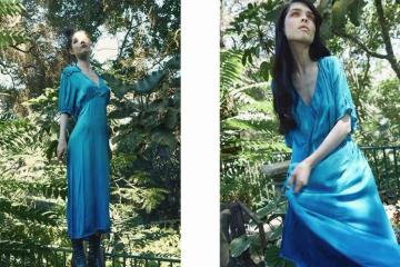 Raquel Allegra 2023春夏系列,漸變色彩,寬鬆裙裝的舒適