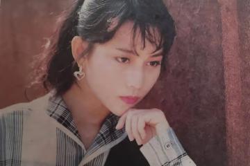 蔡少芬19歲的時候也太美了，而且裙子還挺時髦的，不像92年的服裝