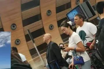 王中軍攜美女現身巴黎疑出軌,女方撞臉左小青,前凸後翹大長腿