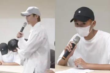 炎亞綸現身記者發布會,向受害男生邱耀樂鞠躬道歉