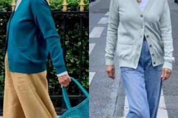 等你過了70歲:儘量別穿衛衣,跟著巴黎阿婆穿「奶奶衫」,太時髦