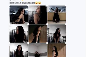 李詠女兒首次公開亮相，穿露背裙超驚艷，生圖被嘲與精修判若兩人