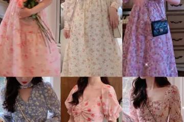 夏天外出遊玩穿什麼?溫柔風公主裙乖巧甜美,法式裙優雅淑女
