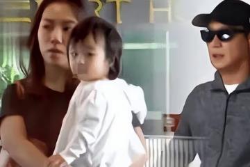 黎明罕見攜妻女露面,小21歲助理老婆長相普通但氣質清純
