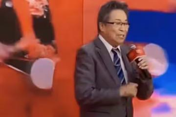 92歲李光羲現身商演，頭髮花白精神好，中氣不足唱破音仍堅持真唱