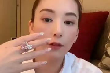 郭富城妻子方媛戴42元鑽戒，其實是兩個女兒的日常玩具