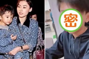 張柏芝二兒子謝振楠進入青春期,11歲小Q身形高大,側臉神似謝霆鋒,網友:我願意等他長大!