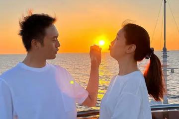袁詠儀七夕節提前為老公慶生，52歲張智霖刮掉白鬍子，重現少年感
