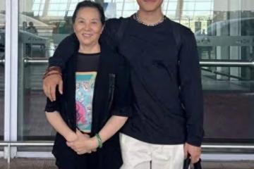 陳坤21歲兒子曬近照，帶奶奶赴日旅遊超溫馨，網友喊話快回來