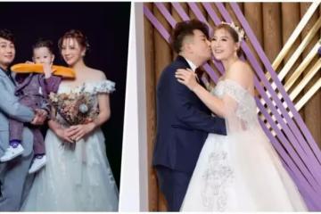狂鏟30公斤披白紗!郭婷筠大婚「穿深V透視婚紗」辣翻 羞曝「二胎計畫」感動喊:老公對我是真愛❤