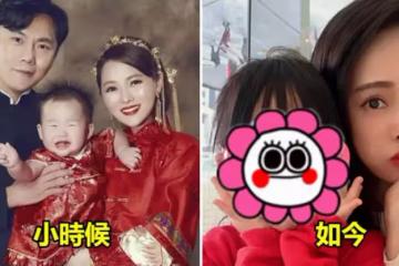 伊能靜女兒越來越美！6歲米粒和媽媽「嘟嘴賣萌」長得太像，尤其是「嘴巴和眼睛」似復製粘貼