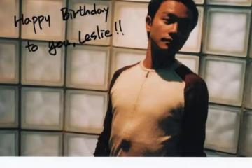 唐鶴德曬昔日合影為張國榮慶祝67歲冥誕，張國榮緊摟唐鶴德很般配