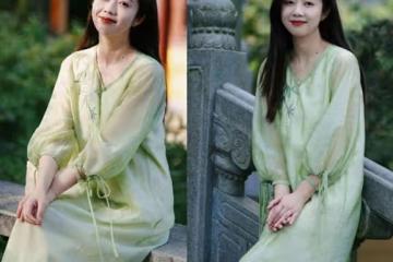 適合老年女性的「裙」式連衣裙,舒適清爽又時尚,彰顯性格和優雅
