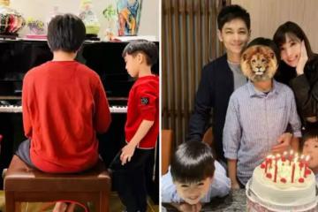 林志穎曬大兒子近照,12歲Kimi成矜貴鋼琴王子,雙胞胎弟弟超黏人,網友們紛紛感慨:Kimi似乎一夜之間長大了