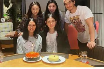 霍啟剛堂妹婚後首張全家福曝光，婆婆吳婉芳素顏出鏡，54歲似少女