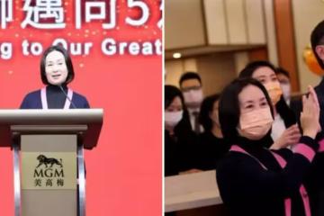 59歲何超瓊久違現身,慶公司成立5周年,身家大跌7億無損好心情