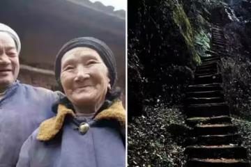他為愛私奔,與妻隱居1500米深山養育7子女,為讓妻下山,花50年鑿出6208級臺階,真相惹人羨慕