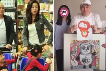湯鎮業罕曬雙胞胎女兒！倆姐妹五官精緻顏值高，「瓜子臉」神似媽媽，網友：港姐候選人
