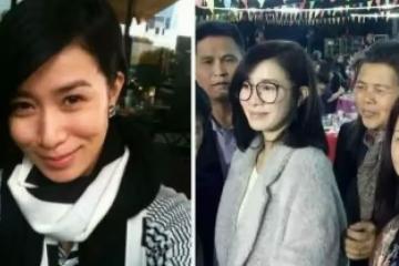 佘詩曼回老家遭圍觀，素顏出鏡皮膚白皙，這真的是43歲的女人嗎？