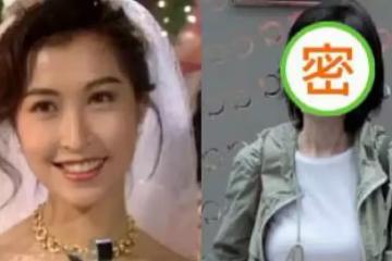 郭藹明真看不出有53歲了，她穿抹茶綠外套配白T恤，素顏狀態超能抗，網友：純天然美女就是美