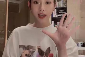 奚夢瑤曬女兒定製款口水巾!花費上千元豪購13條,身後護膚品搶眼