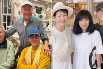 石修和好友米雪劉松仁開心相聚！3人難得同框合影精神狀態好