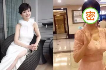 在酒店拍到趙雅芝,嘴角凹陷脖頸皺紋很深,網友:這才是真實的66歲