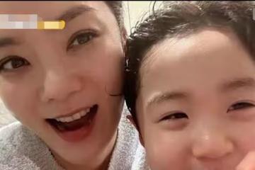 蔡琳曬兒子「小禮物」正臉照，跟前夫高梓淇像是一個模子刻出來的