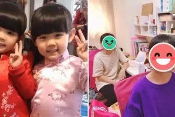 雙胞胎「左左右右」長大了！準備升國2「變長腿青春美少女」，網友忍不住驚呼：最療癒的另類台灣之光