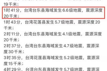 台灣凌晨連發8次大地震！眾星發文報平安，炎亞綸7年前預言引熱議