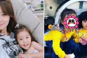顏值又高了！修傑楷掌鏡為倆女兒拍照，呆萌波妞「小臉蛋+大眼睛」惹人愛，7歲咘咘是真漂亮~