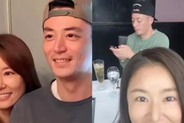 林心如曬與霍建華合照，素顏搞怪表情甜美動人，結婚6年很幸福