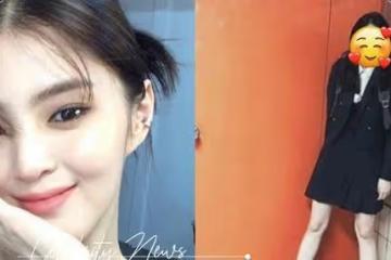 母胎美人無誤!韓韶禧高中自拍照流出,網讚嘆:是天然系美女