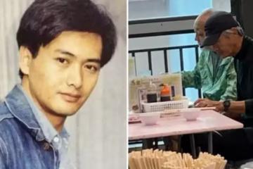 66歲周潤發在「菜市場」內吃飯！桌上菜品太簡樸，穿運動服肌肉健碩！
