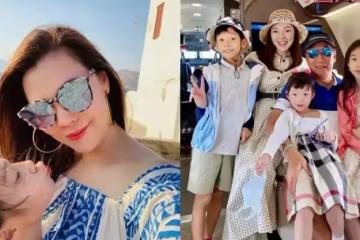 富士康老闆娘一家度假!曾馨瑩「罕素顏」暴露顏值短板,三個娃似郭台銘翻版:滿滿豪門風