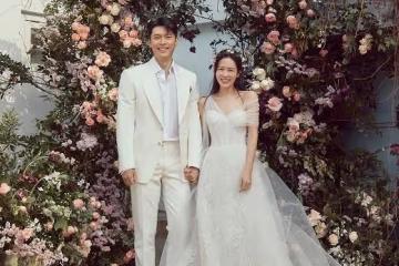 玄彬孫藝珍婚禮內場曝光,新人甜蜜交換戒指,女方激動落淚