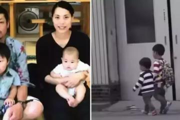 淚目！為了祭奠在天堂的爸爸，4歲的哥哥帶著2歲的弟弟坐車去買花：路很長，謝謝有你陪我