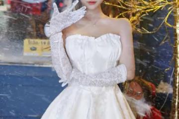 20歲少女時尚寫真穿搭:白裙飄逸 優雅綻放 誰還不是個小公主呢